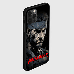 Чехол для iPhone 12 Pro Metal gear Venom Snake, цвет: 3D-черный — фото 2