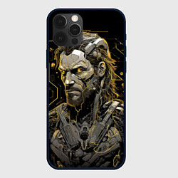 Чехол для iPhone 12 Pro Venom Snake cyber Metal gear game, цвет: 3D-черный