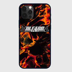 Чехол для iPhone 12 Pro Bleach red lava, цвет: 3D-черный