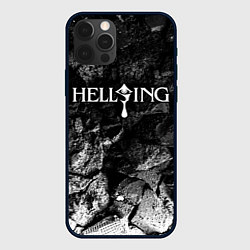 Чехол для iPhone 12 Pro Hellsing black graphite, цвет: 3D-черный