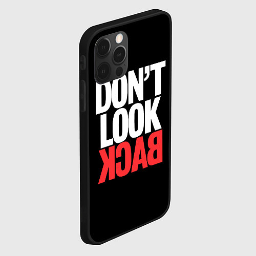 Чехол iPhone 12 Pro Dont look back - the call / 3D-Черный – фото 2