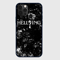 Чехол для iPhone 12 Pro Hellsing black ice, цвет: 3D-черный