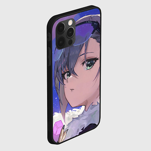 Чехол iPhone 12 Pro Honkai Star Rail Silver Wolf / 3D-Черный – фото 2