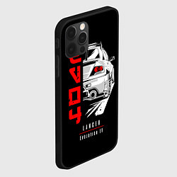 Чехол для iPhone 12 Pro Mitsubishi Lancer - Evolution 4, цвет: 3D-черный — фото 2