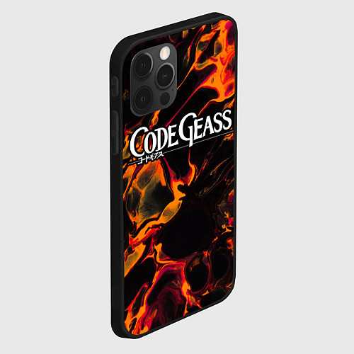 Чехол iPhone 12 Pro Code Geass red lava / 3D-Черный – фото 2