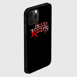 Чехол для iPhone 12 Pro Blood Knights logo rpg, цвет: 3D-черный — фото 2