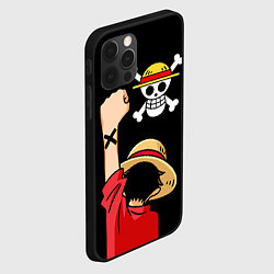 Чехол для iPhone 12 Pro One piece - Monkey D Luffy, цвет: 3D-черный — фото 2