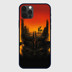 Чехол для iPhone 12 Pro Планета обезьян постер, цвет: 3D-черный