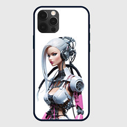 Чехол для iPhone 12 Pro Cyber warrior Barbie - ai art fantasy, цвет: 3D-черный