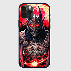 Чехол для iPhone 12 Pro Elden Ring персонаж темный рыцарь, цвет: 3D-черный