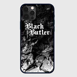 Чехол для iPhone 12 Pro Black Butler black graphite, цвет: 3D-черный