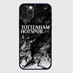 Чехол для iPhone 12 Pro Tottenham black graphite, цвет: 3D-черный