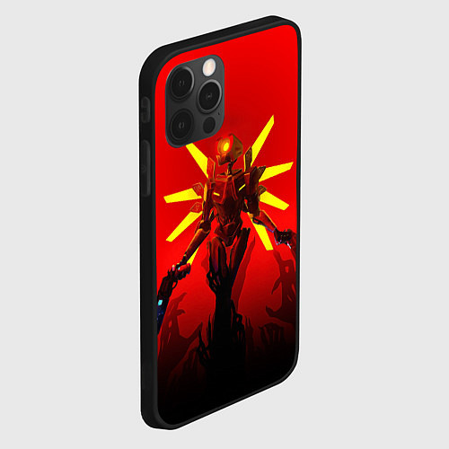 Чехол iPhone 12 Pro Ultrakill supreme machine / 3D-Черный – фото 2