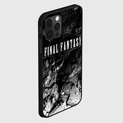 Чехол для iPhone 12 Pro Final Fantasy black graphite, цвет: 3D-черный — фото 2