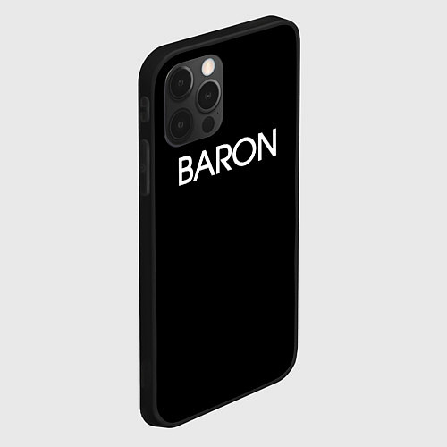 Чехол iPhone 12 Pro Барон baron / 3D-Черный – фото 2