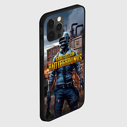 Чехол для iPhone 12 Pro PUBG персонаж из игры, цвет: 3D-черный — фото 2