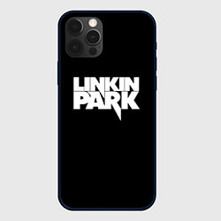 Чехол для iPhone 12 Pro Lnkin park logo white, цвет: 3D-черный