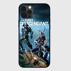 Чехол для iPhone 12 Pro The first descendant персонажи, цвет: 3D-черный