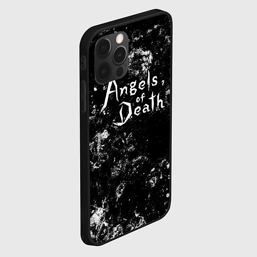 Чехол iPhone 12 Pro Angels of Death black ice / 3D-Черный – фото 2