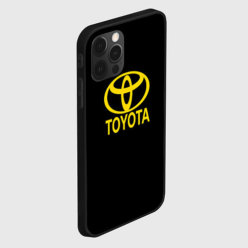 Чехол iPhone 12 Pro Toyota yellow / 3D-Черный – фото 2