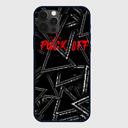 Чехол для iPhone 12 Pro F*ck off, цвет: 3D-черный