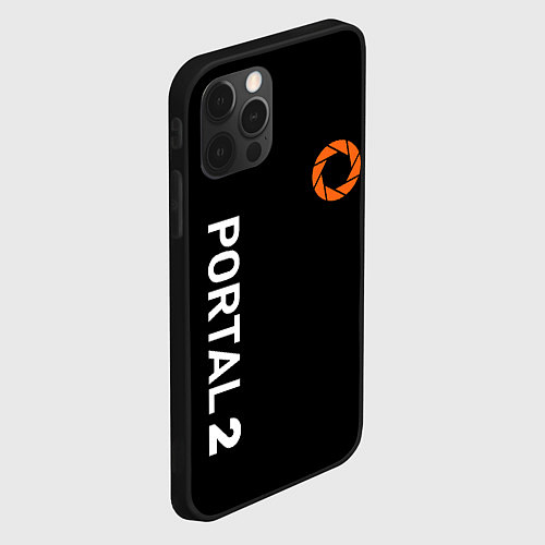 Чехол iPhone 12 Pro Portal logo brend / 3D-Черный – фото 2