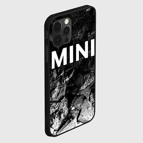 Чехол iPhone 12 Pro Mini black graphite / 3D-Черный – фото 2