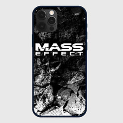 Чехол для iPhone 12 Pro Mass Effect black graphite, цвет: 3D-черный