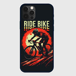 Чехол для iPhone 12 Pro Ride bike, цвет: 3D-черный