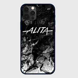 Чехол для iPhone 12 Pro Alita black graphite, цвет: 3D-черный