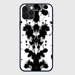 Чехол для iPhone 12 Pro The psychedelic Rorschach test - ai art, цвет: 3D-черный