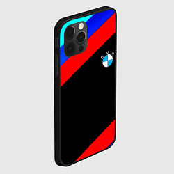 Чехол для iPhone 12 Pro BMW line sport, цвет: 3D-черный — фото 2