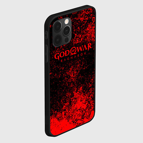 Чехол iPhone 12 Pro God of war ragnar blood / 3D-Черный – фото 2