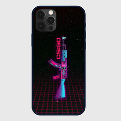 Чехол для iPhone 12 Pro AK-47 Neon Rider - CS:GO, цвет: 3D-черный