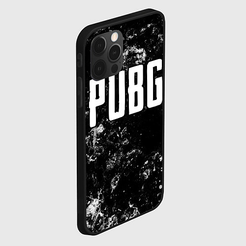 Чехол iPhone 12 Pro PUBG black ice / 3D-Черный – фото 2