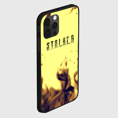 Чехол iPhone 12 Pro Stalker fire retro / 3D-Черный – фото 2