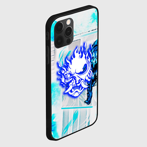 Чехол iPhone 12 Pro Samurai logo howl / 3D-Черный – фото 2