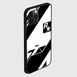 Чехол для iPhone 12 Pro Rockstar game pattern, цвет: 3D-черный — фото 2