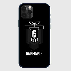 Чехол для iPhone 12 Pro Радуга лого гейм, цвет: 3D-черный