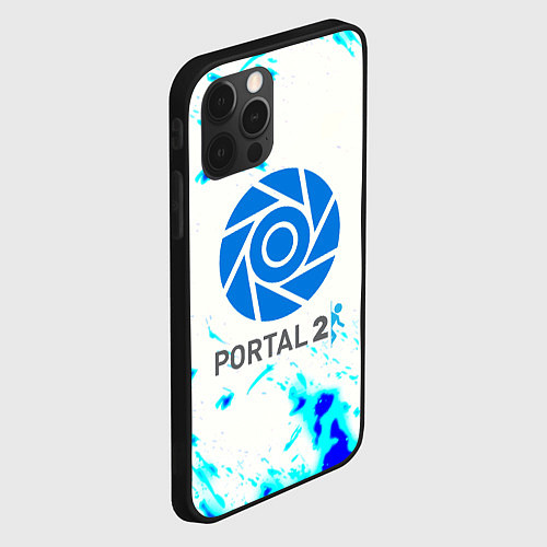 Чехол iPhone 12 Pro Portal краски / 3D-Черный – фото 2