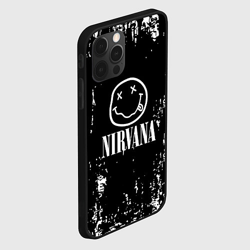 Чехол iPhone 12 Pro Nirvana teddy / 3D-Черный – фото 2