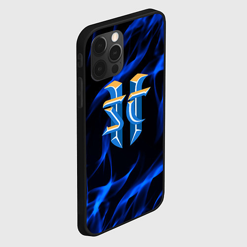 Чехол iPhone 12 Pro Starcraft flame strategy / 3D-Черный – фото 2
