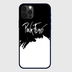 Чехол для iPhone 12 Pro Pink Floyd белые краски, цвет: 3D-черный