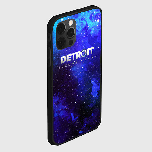 Чехол iPhone 12 Pro Detroit become human space / 3D-Черный – фото 2