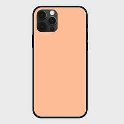 Чехол для iPhone 12 Pro Цвет пантон - персиковый пух, цвет: 3D-черный
