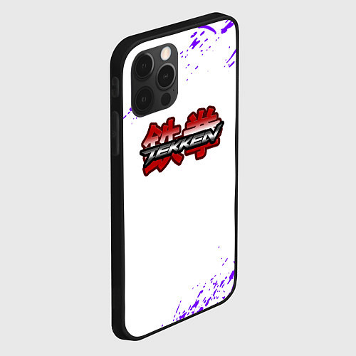 Чехол iPhone 12 Pro Tekken colors splash / 3D-Черный – фото 2
