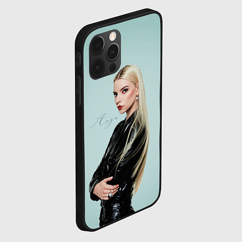 Чехол iPhone 12 Pro Anya Taylor - Joy - actress / 3D-Черный – фото 2