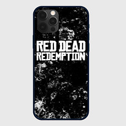 Чехол для iPhone 12 Pro Red Dead Redemption black ice, цвет: 3D-черный