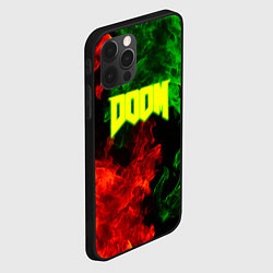 Чехол для iPhone 12 Pro Doom Eternal fire, цвет: 3D-черный — фото 2