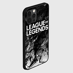 Чехол для iPhone 12 Pro League of Legends black graphite, цвет: 3D-черный — фото 2